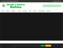 Tablet Screenshot of muffatoclaudio.com